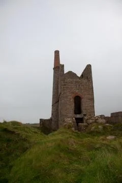 Cornish tin mine Stock Photos