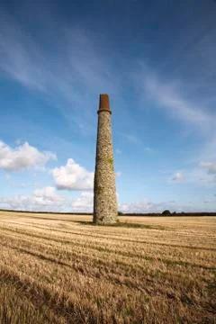 Cornish tin mine Stock Photos