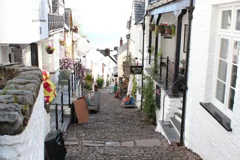 Cornish Town Foto stock