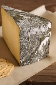 Cornish Yarg Cheese Stock Photos
