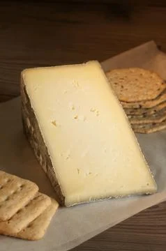 Cornish Yarg Cheese Stock Photos