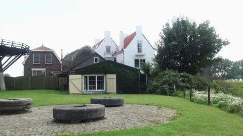  The cornmill of Zierikzee. Stock Footage 85394653