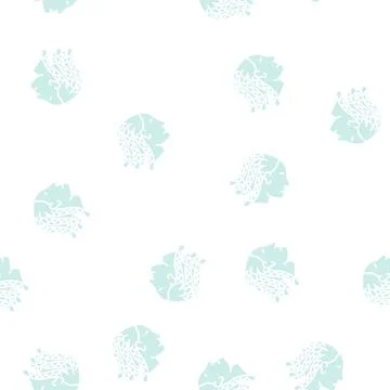 Cornrows hairstyle female glyph vector seamless pattern Illustrazione stock