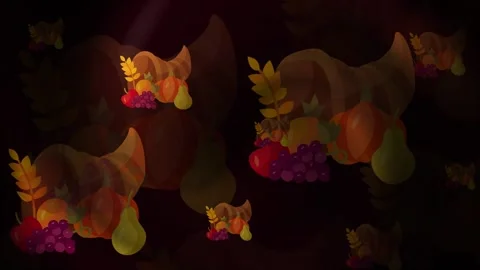 Cornucopia Backgrounds Loop Stock Footage 309507482