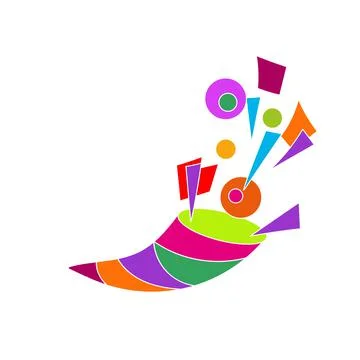 Cornucopia icon . Simple element illustration from Thanksgiving concept Illustrazione stock