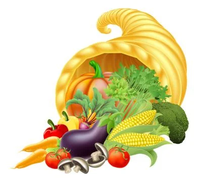 Cornucopia Stock Illustration