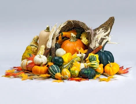 Cornucopia of Thanksgiving Stock Photos