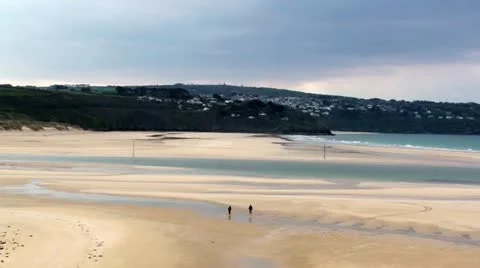 Cornwall Beach Stock Footage 20481737