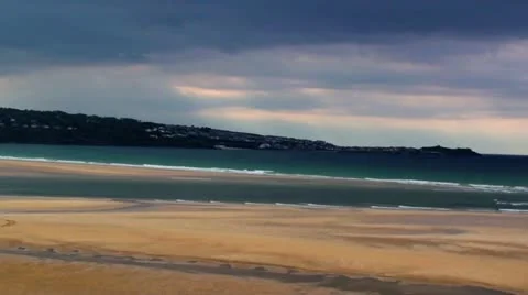 Cornwall Beach Stock Footage 20481861