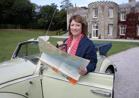 'Cornwall with Caroline Quentin' TV Programme, Britain - 2012 Stock Photos