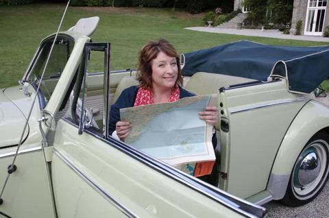'Cornwall with Caroline Quentin' TV Programme, Britain - 2012 Stock Photos