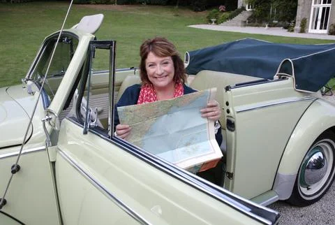 'Cornwall with Caroline Quentin' TV Programme, Britain - 2012 Stock Photos