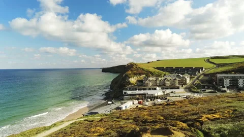 Cornwall Cliffs Stock Footage 154029536