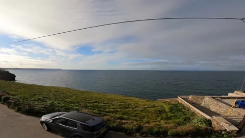 Cornwall Coast Seaside Stock Footage 162239812