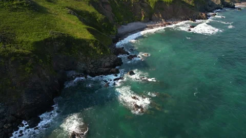 Cornwall coastline, England Stock Footage 247775256