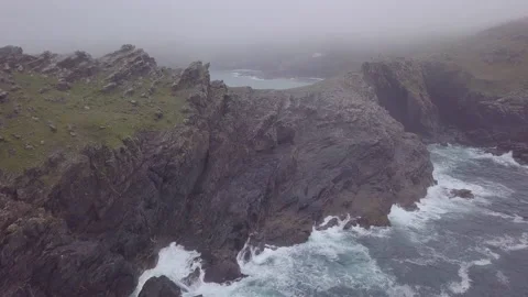 Cornwall Coastline- England UK Stock Footage 134967441