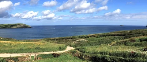 Cornwall coastline 库存影片 91375706