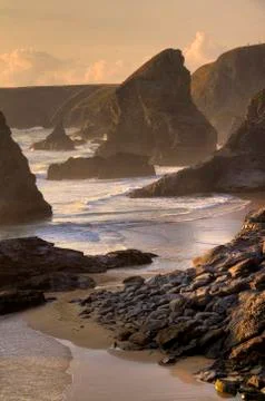 Cornwall coastline Stock Photos