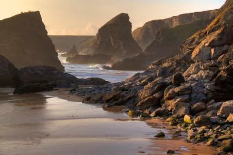Cornwall coastline Stock Photos