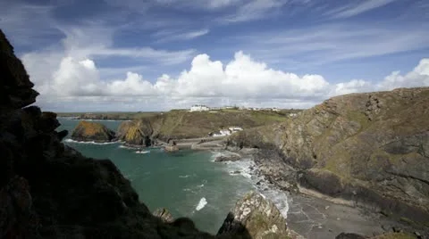 Cornwall coastline time lapse Stock Footage 21028918