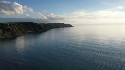 Cornwall Drone Footage Stock Footage 140990856