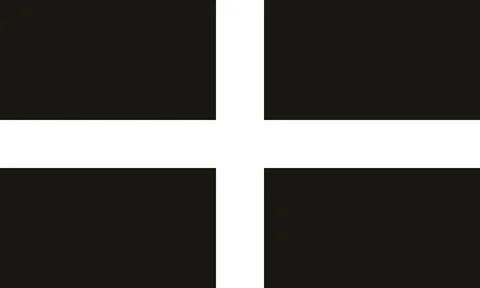 Cornwall - flag Stock Illustration