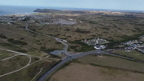 Cornwall scorched amid UK heatwave Stock Footage 201425534