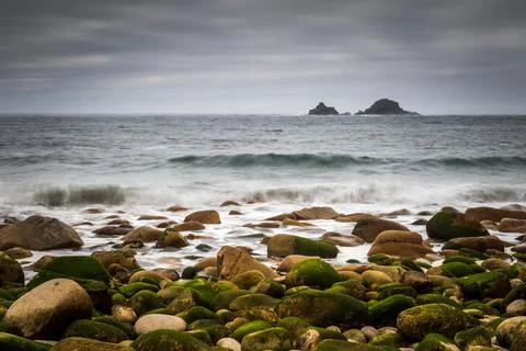 Cornwall Seascape Stock Photos