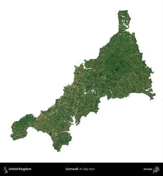 Cornwall, United Kingdom, isolated on white. Sentinel. July 2021 Stock Illustration