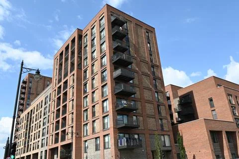 Cornwell House apartment complex Stock Photos