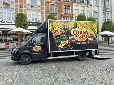 Corny Bakers delivery van Stock Photos