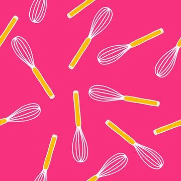 Corolla seamless doodle pattern, vector illustration Illustrazione stock