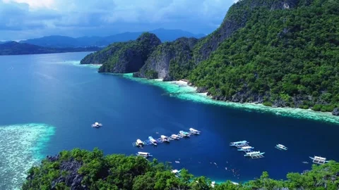Coron is magnificent! Stock Footage 283281544