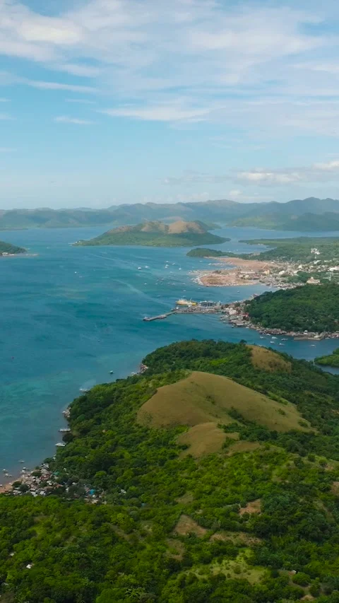 Coron, Palawan. Philippines. Stock Footage 345428995