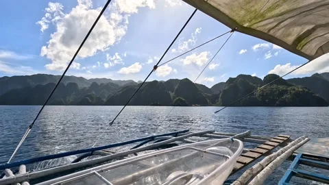 Coron Palawan Philippines Ocean View Stock Footage 234390097
