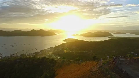 Coron Palawan Sunset Stock Footage 233149597