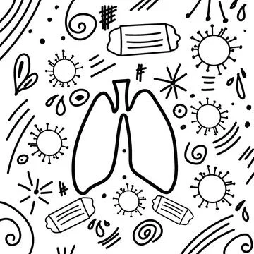 Corona-19 Stock Illustration