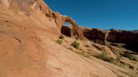 Corona Arch in Moab, Utah Stock Footage 99755023