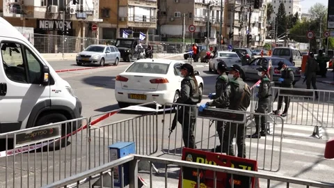 Corona Bnei Brak 動画素材 132940792