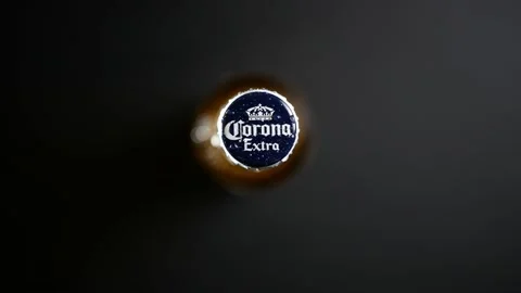 Corona extra cork Video stock 227935196