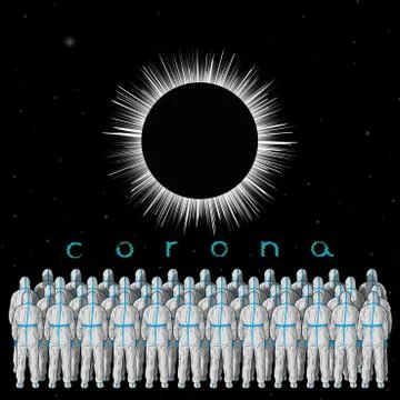 CORONA Stock Illustration