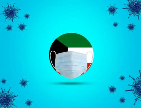 Corona-Mas-Kuwait Stock Illustration