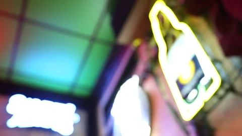 CORONA NEON LIGHTS Stock Footage 179539599