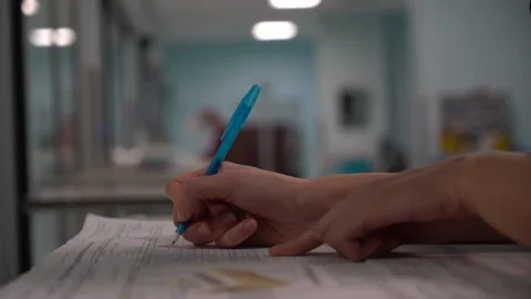 Corona screening test Stock Footage 148494778