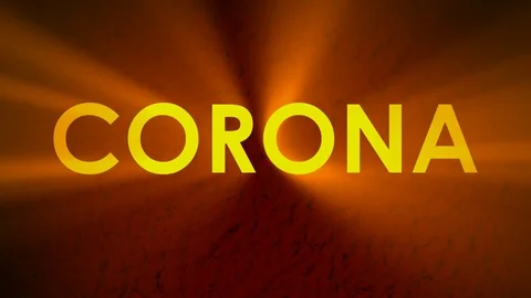 Corona Text Animation - 15 Sec Stock Footage