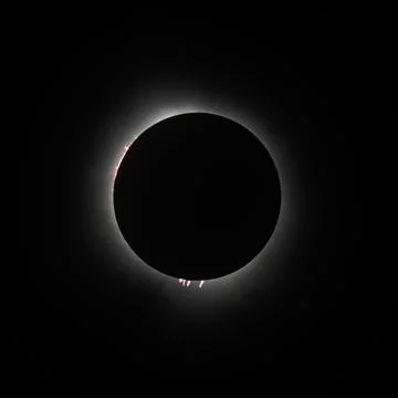 Corona of a Total Solar Eclipse Stock Photos