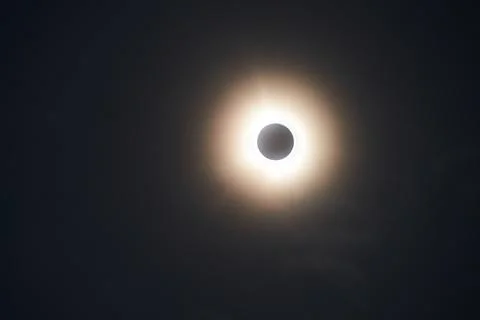 Corona of a Total Solar Eclipse Stock Photos