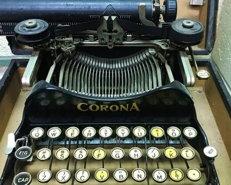 Corona typewriter Stock Photos
