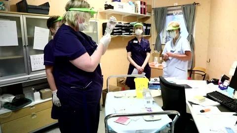 Corona vaccinations Video stock 147321382