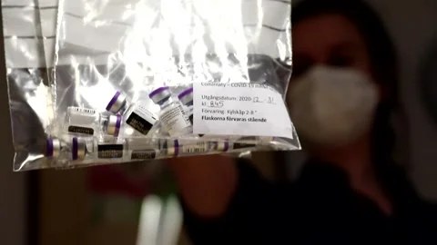 Corona vaccinations Video stock 147321391